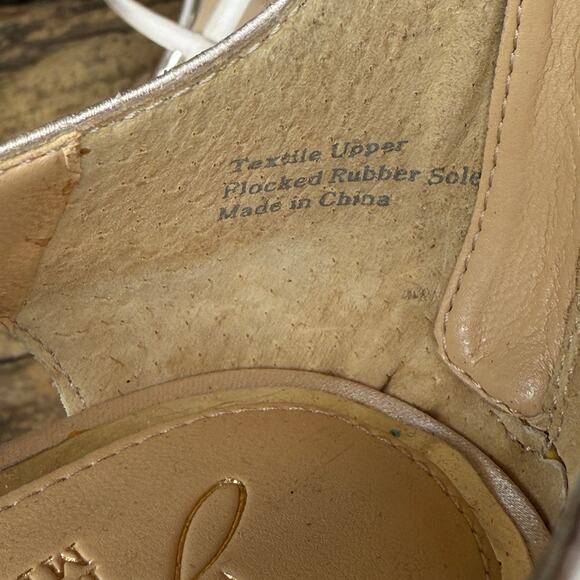 Jewel by Badgley Mischka Rhinestone Heels Pumps Stilettos Strappy Women's 8.5 - Picture 8 of 11